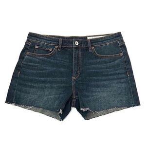 Rag & Bone Drea Low-Rise Short denim cutoff frayed hem Denim Jean shorts size 27